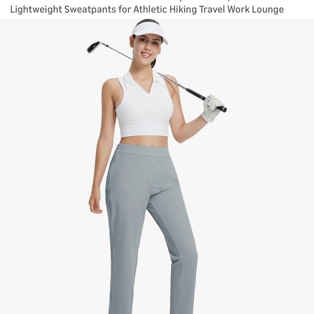 Lightweight Women's Active Pants - Grey
